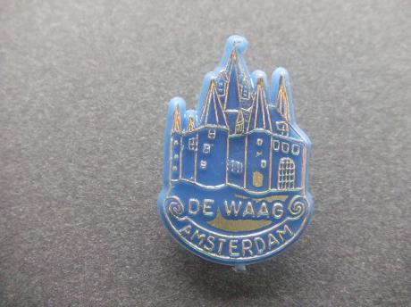 Amsterdam de Waag rijksmonument blauw